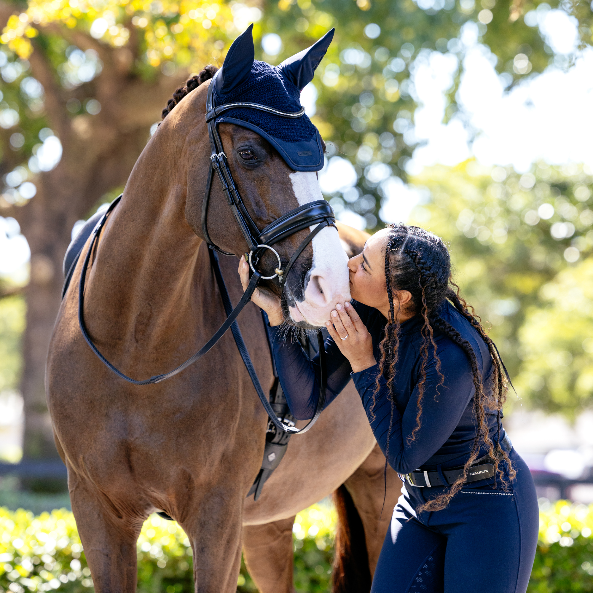 LeMieux Essence Fly Hood, Navy