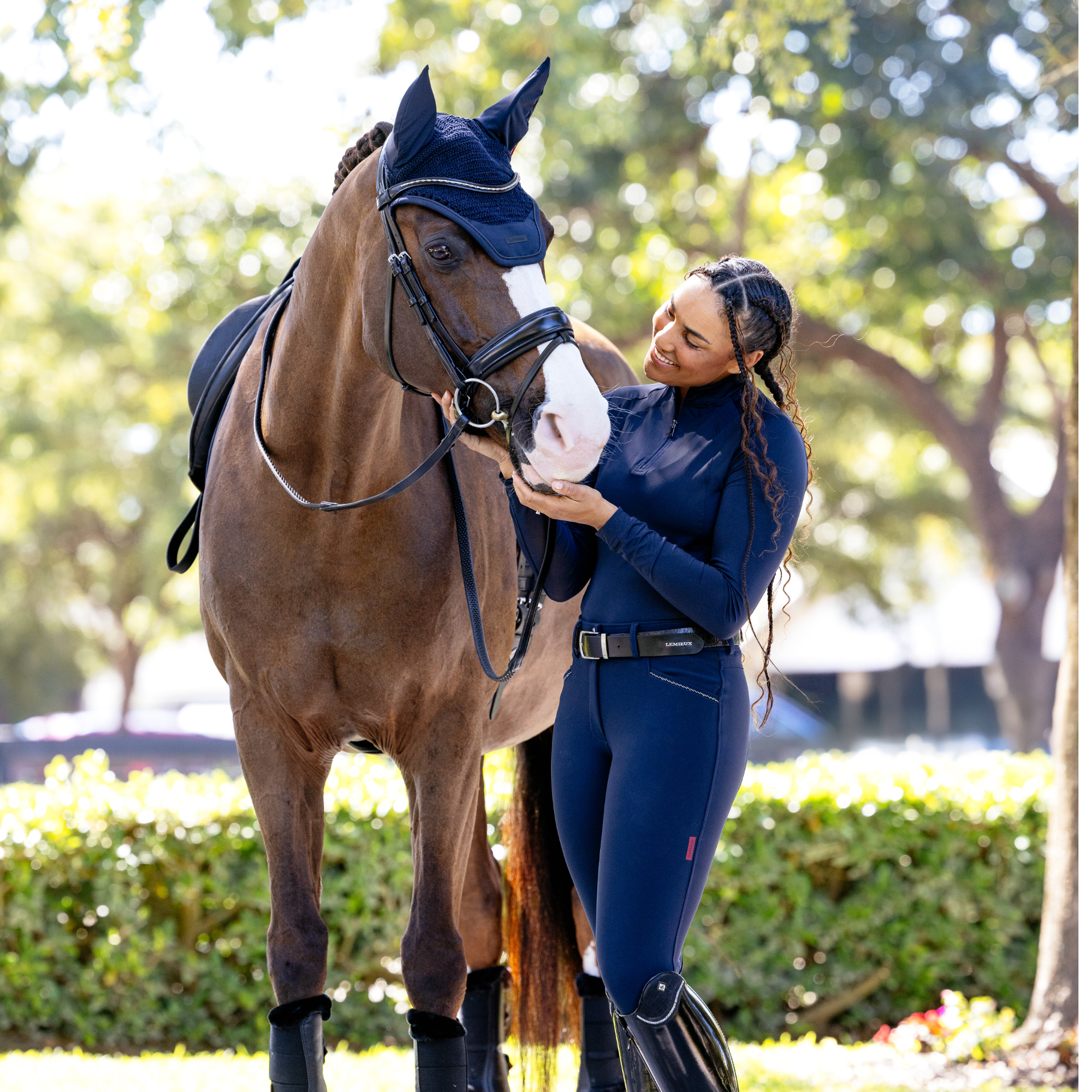 LeMieux Essence Fly Hood, Navy