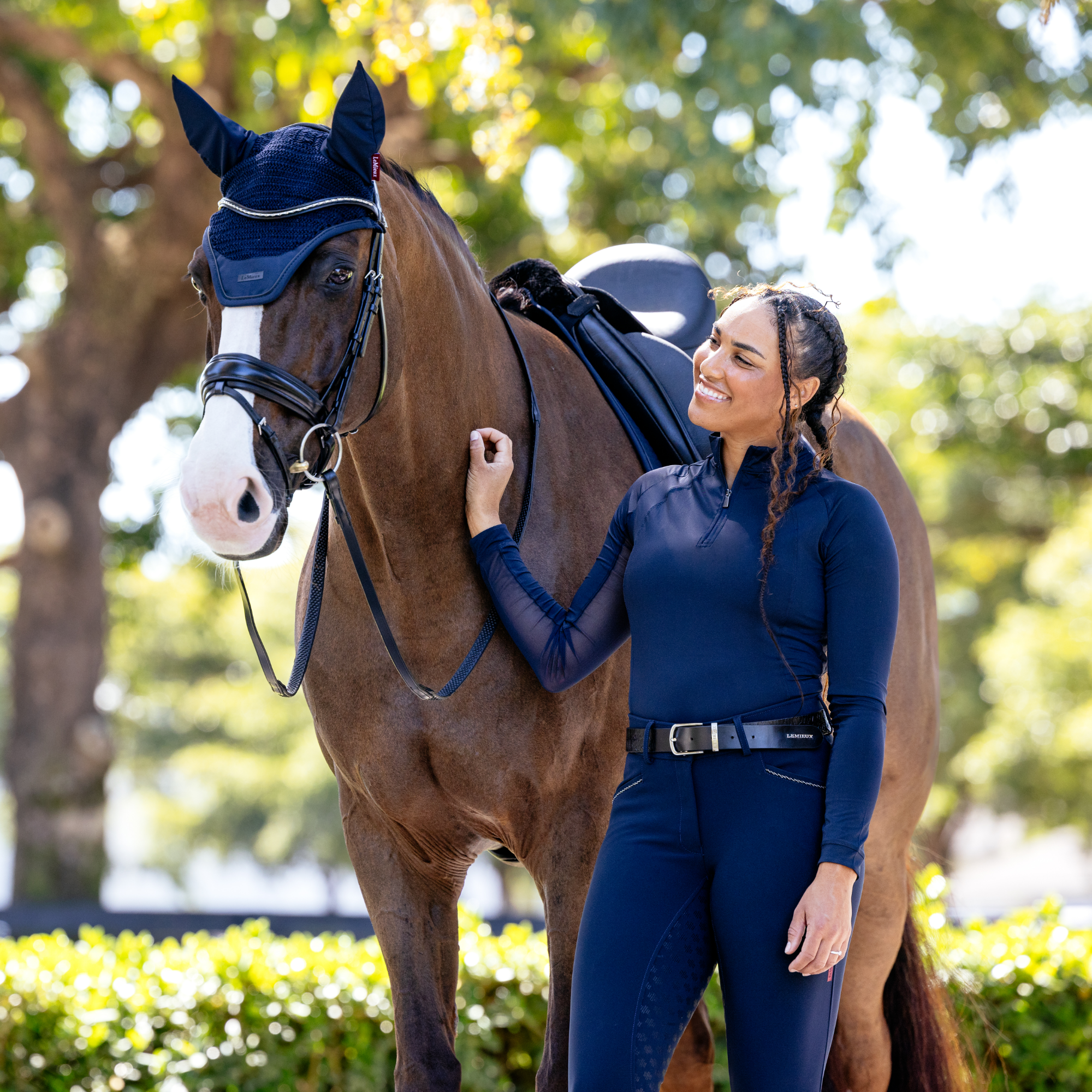 LeMieux Essence Fly Hood, Navy