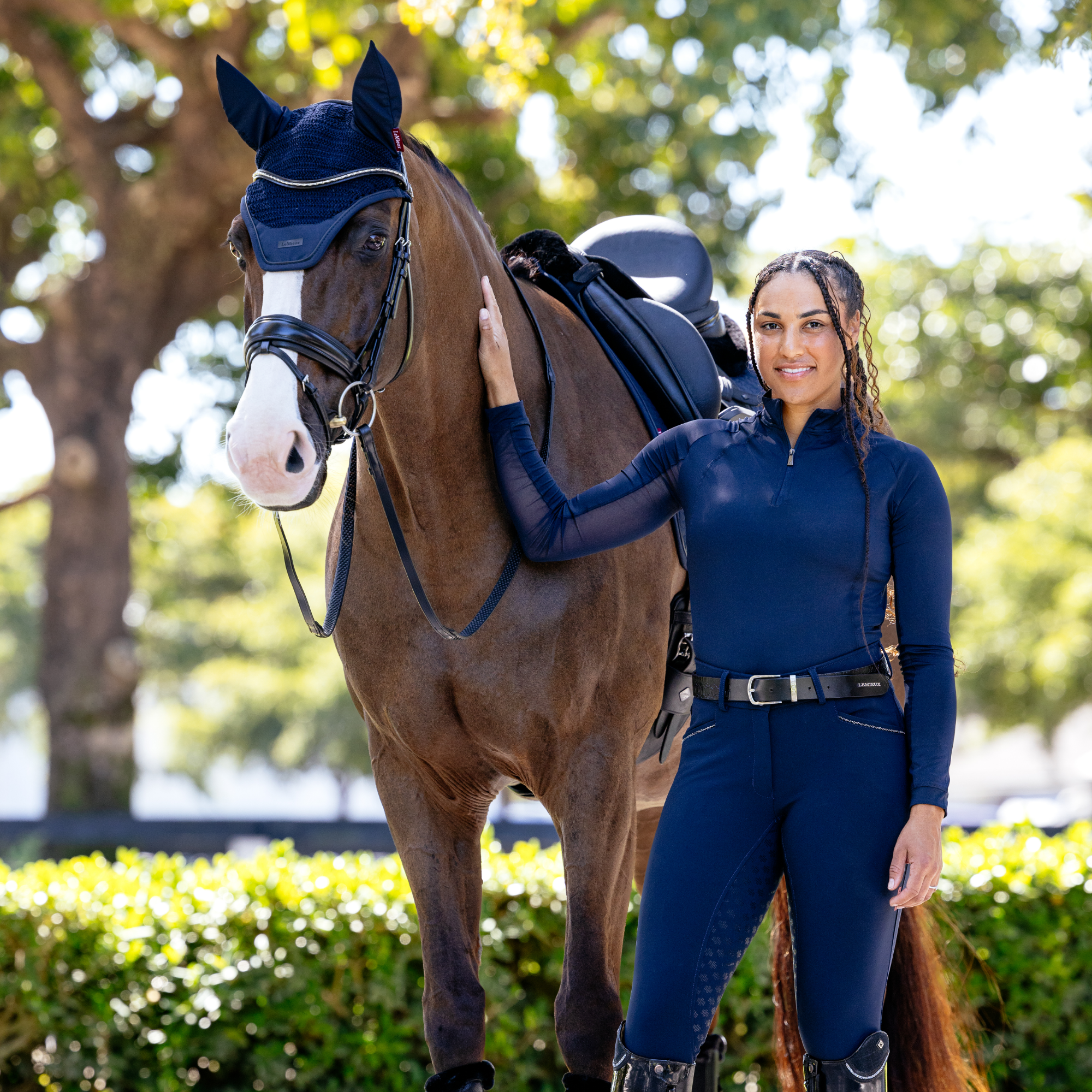LeMieux Essence Fly Hood, Navy