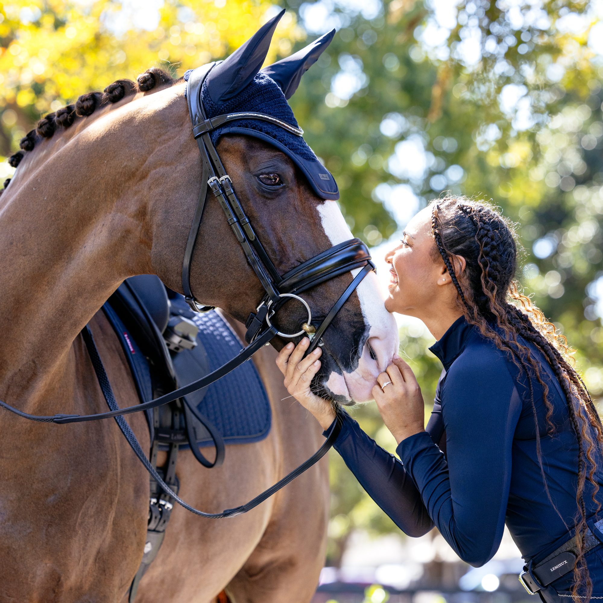 LeMieux Essence Fly Hood, Navy