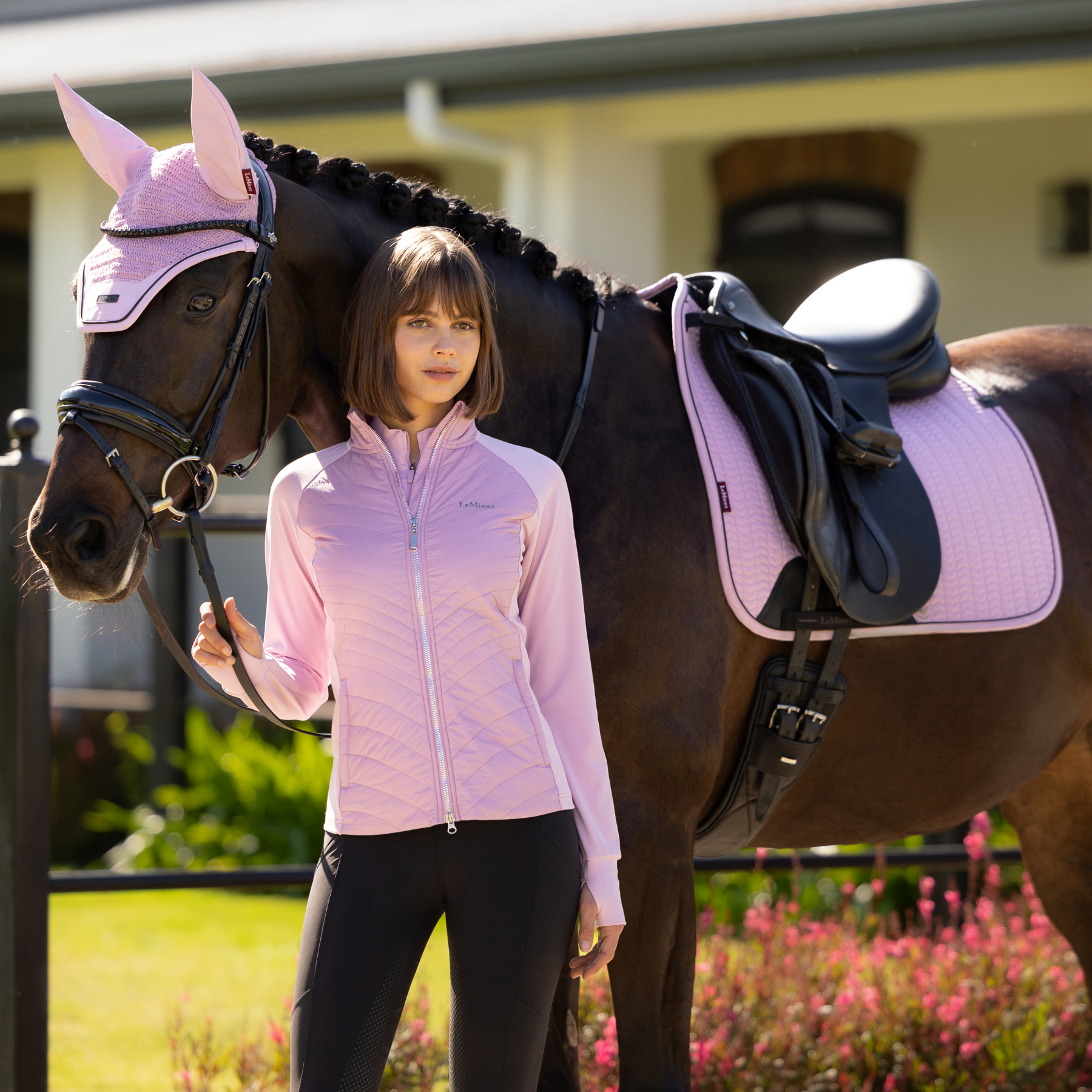 LeMieux Essence Dressage Saddle Pad, Fondant