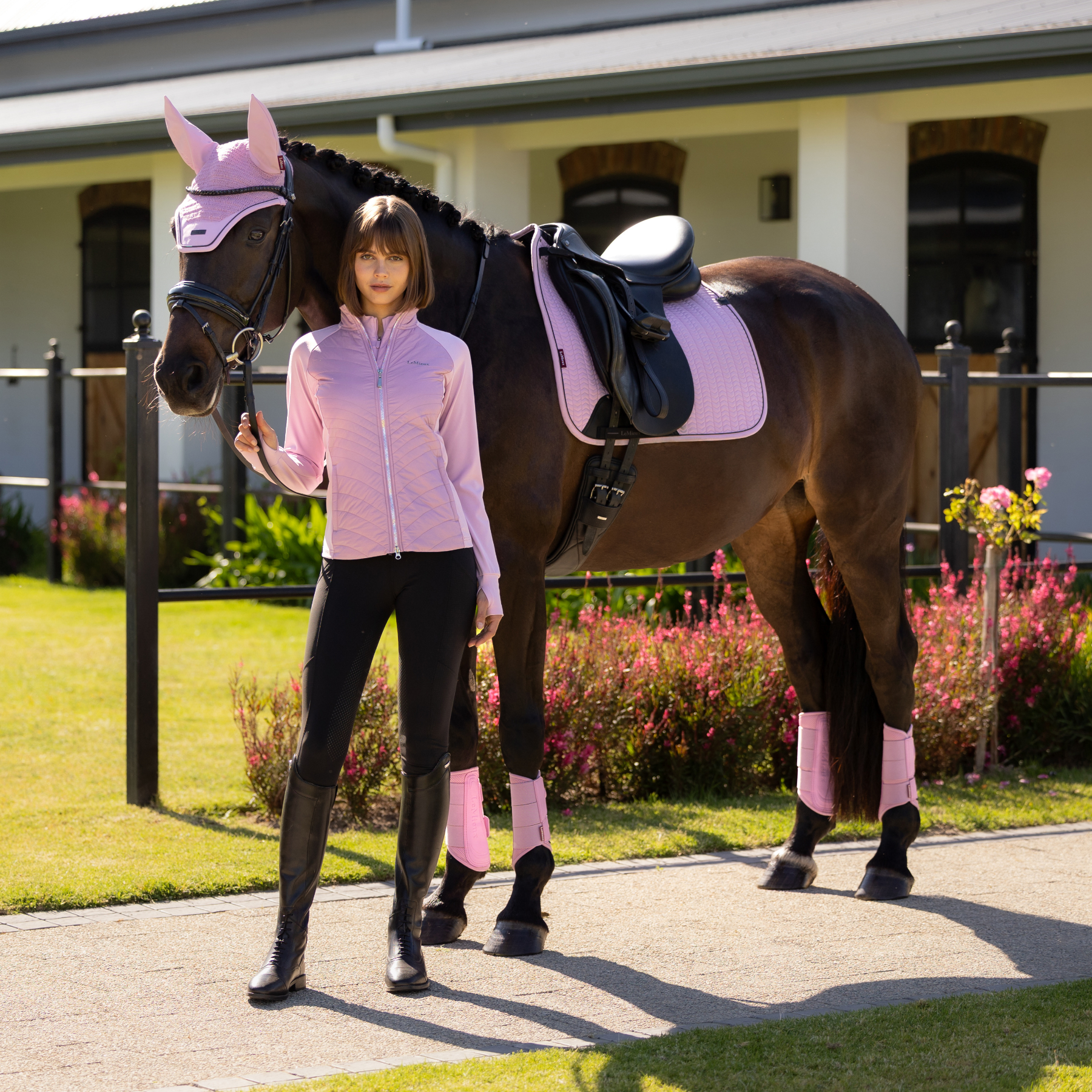 LeMieux Essence Dressage Saddle Pad, Fondant