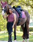 LeMieux Finesse Dressage Saddle Pad, Rosewood