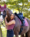 LeMieux Finesse Dressage Saddle Pad, Rosewood