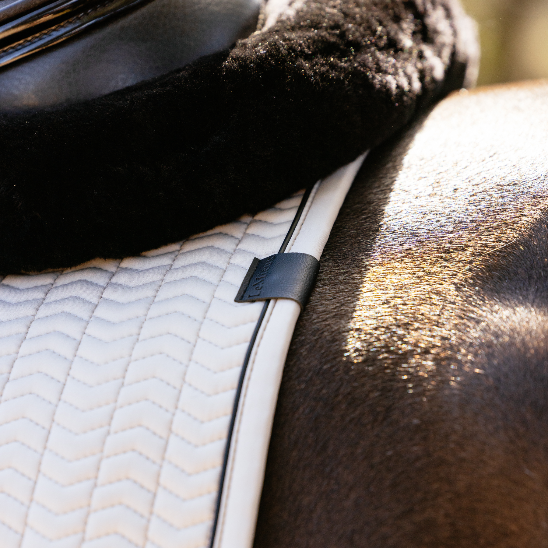 LeMieux Finesse Dressage Saddle Pad, Stone