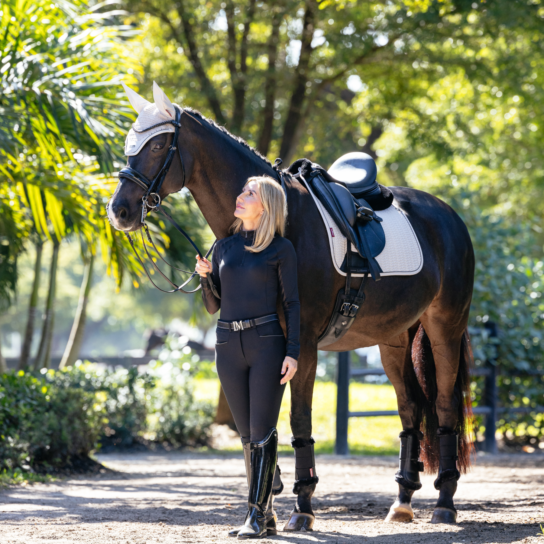 LeMieux Finesse Dressage Saddle Pad, Stone