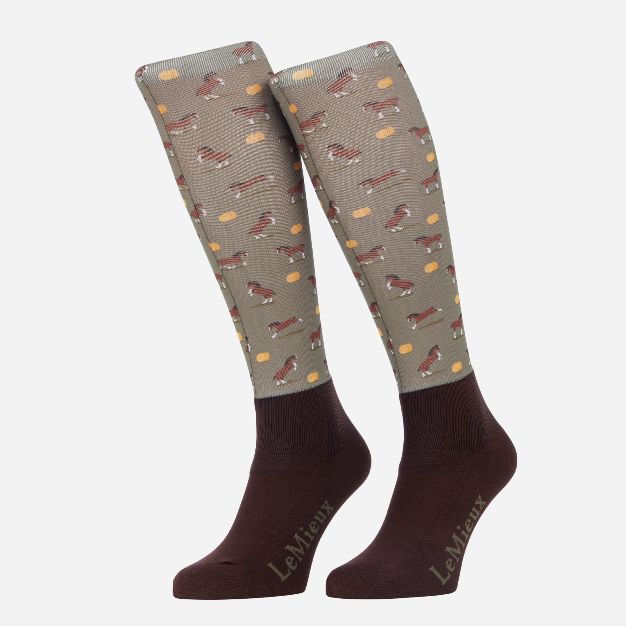 LeMieux Footsie Socks Clydesdale/Willow