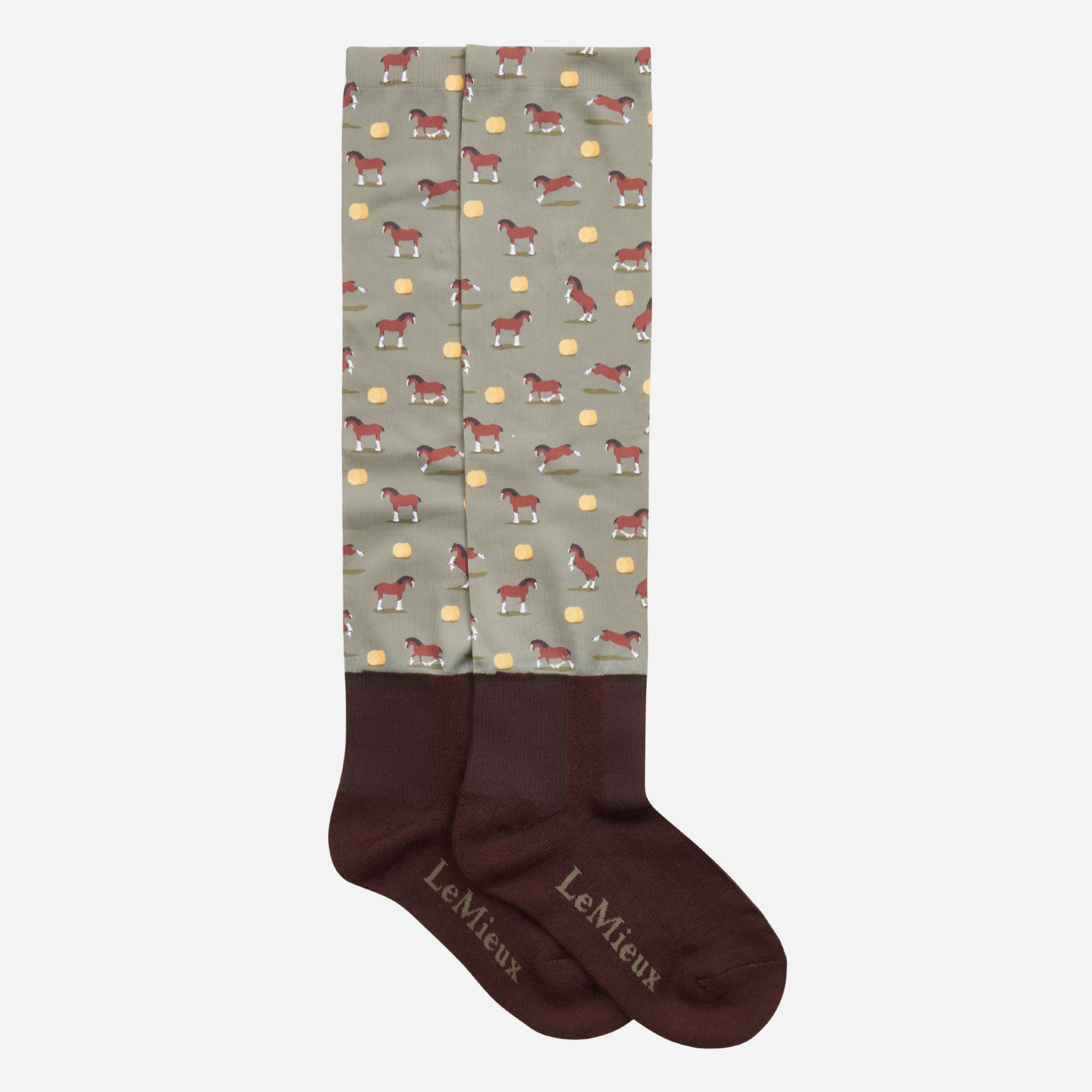 LeMieux Footsie Socks Clydesdale/Willow