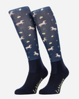 LeMieux Footsie Socks Horse/Navy