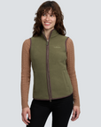 LeMieux Frankie Ladies Fleece Vest, Willow Green