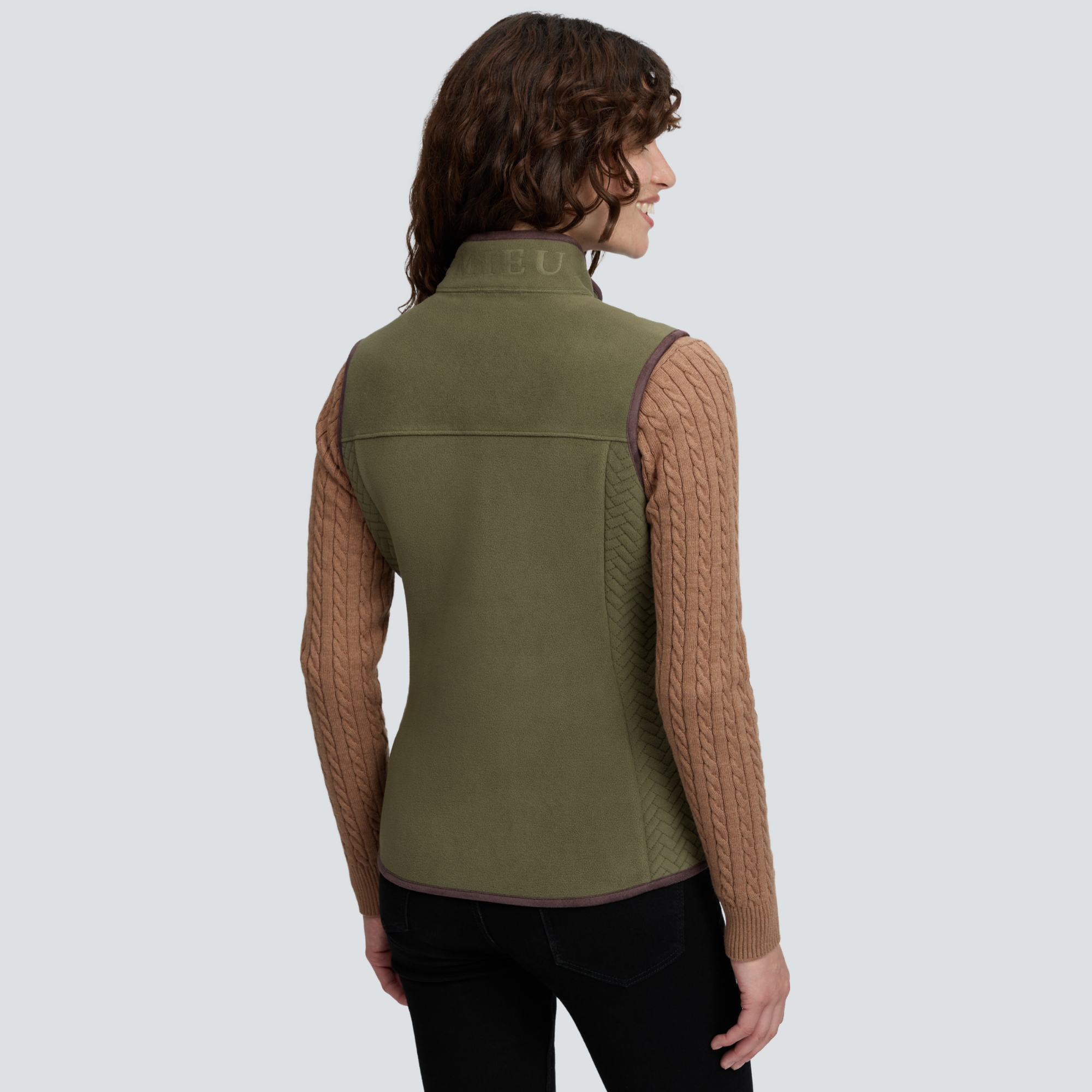 LeMieux Frankie Ladies Fleece Vest, Willow Green
