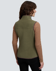 LeMieux Frankie Ladies Fleece Vest, Willow Green