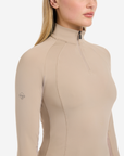 LeMieux Halle Ladies Lightweight Base Layer, Almond