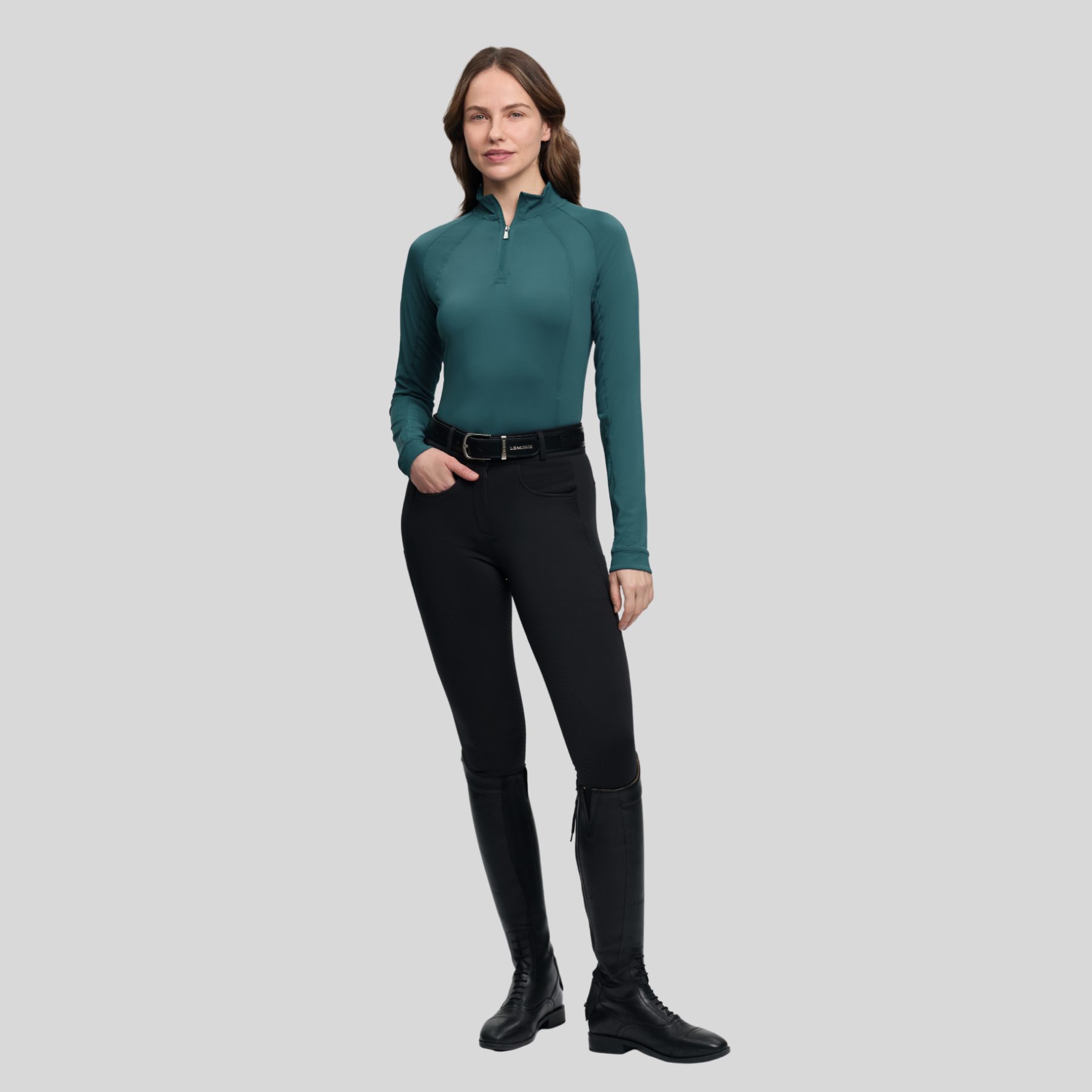 LeMieux Halle Ladies Lightweight Base Layer, Jungle
