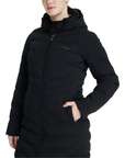 LeMieux Hayley Water Resistant Longline Puffer Coat, Black
