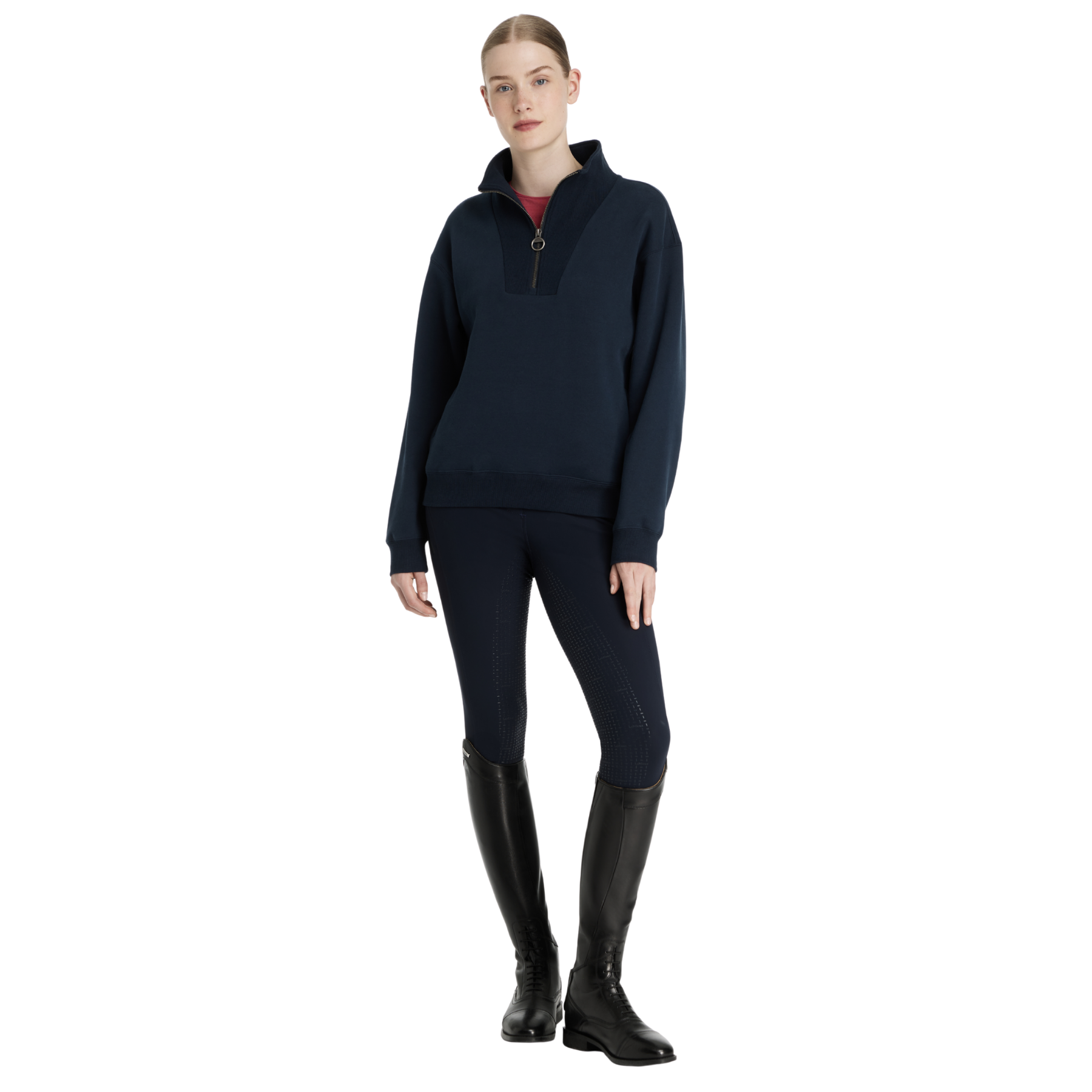 LeMieux Keira Quarter Zip Sweatshirt, Navy
