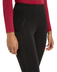 LeMieux Naomi Ladies Pull On Full Grip Breeches, Black