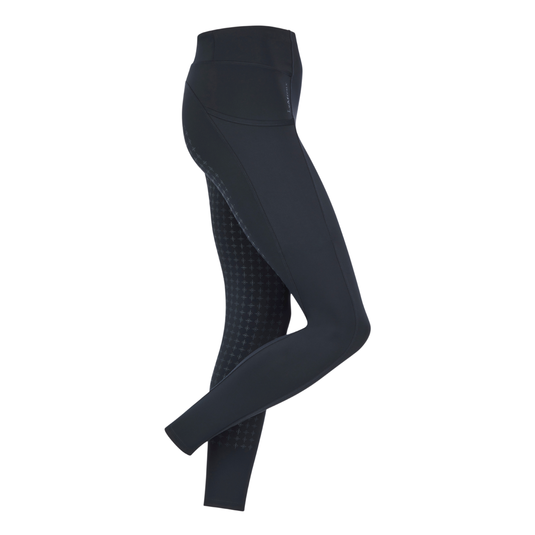 LeMieux Naomi Ladies Pull On Full Grip Breeches, Navy