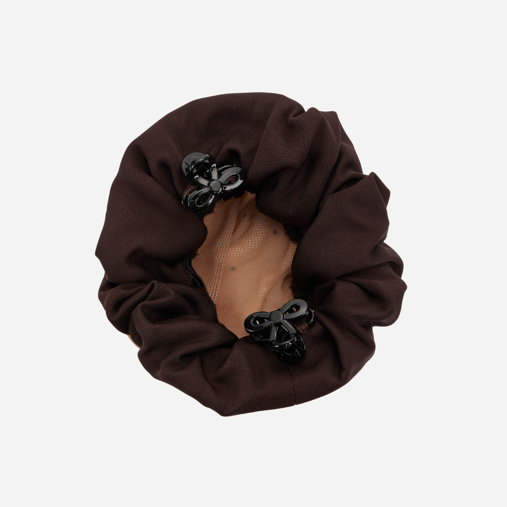 LeMieux Scrunchie with Crystal Hair Net, Brown/Blonde