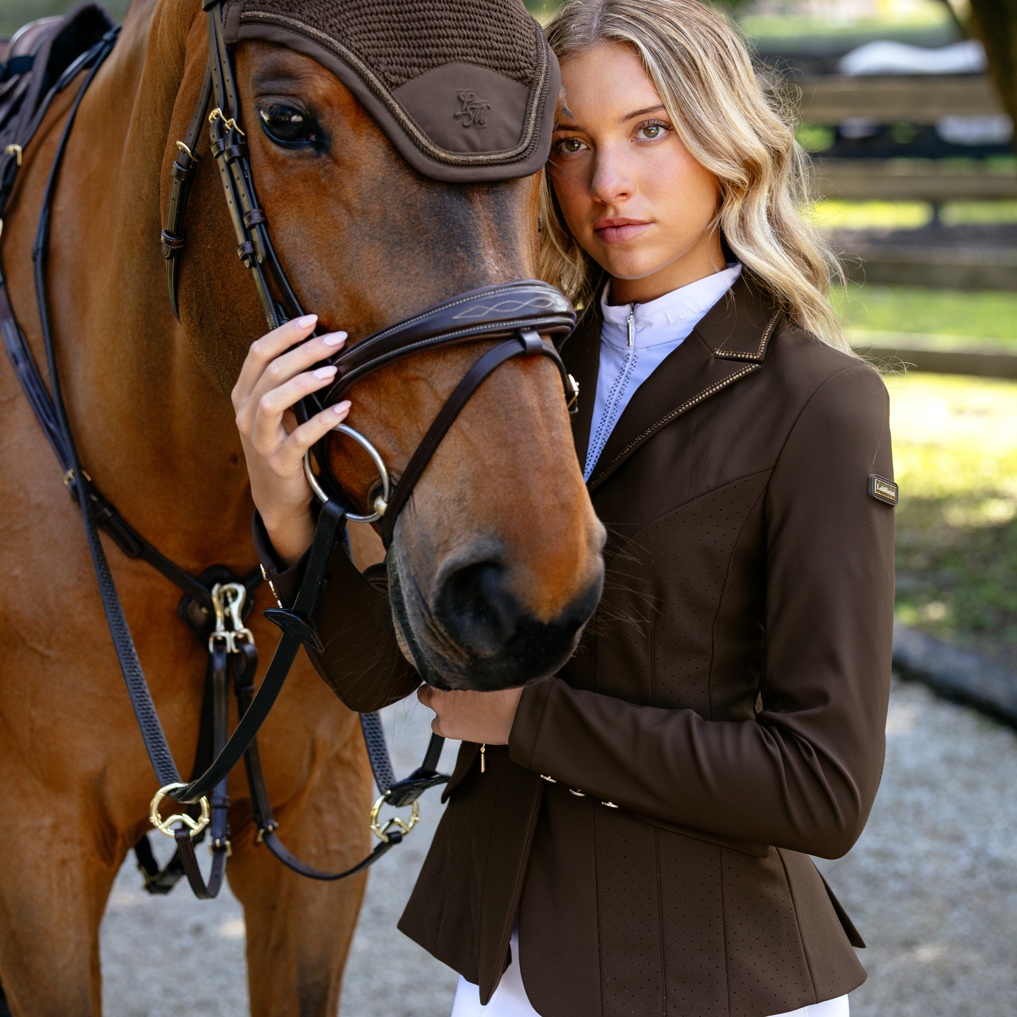 LeMieux Brilliance Diana Show Jacket, Espresso