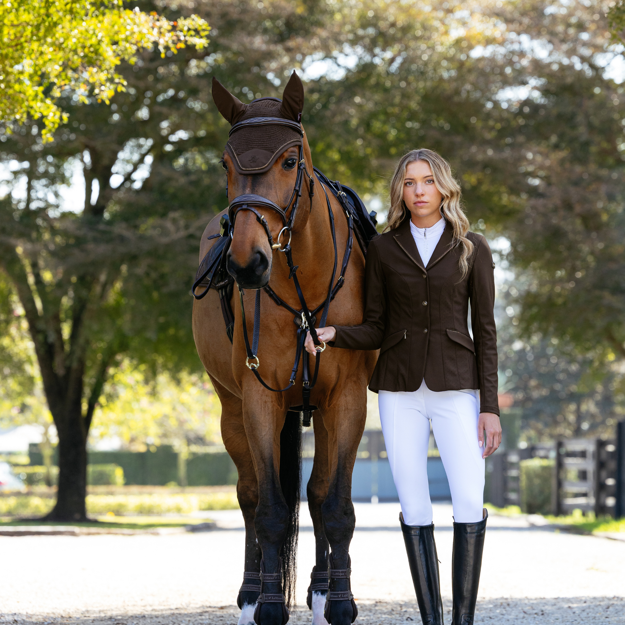 LeMieux Brilliance Diana Show Jacket, Espresso