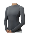 Ghodho Lyra UPF Ladies Long Sleeve Base Layer, Carbon