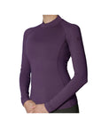 Ghodho Lyra UPF Ladies Long Sleeve Base Layer, Plum