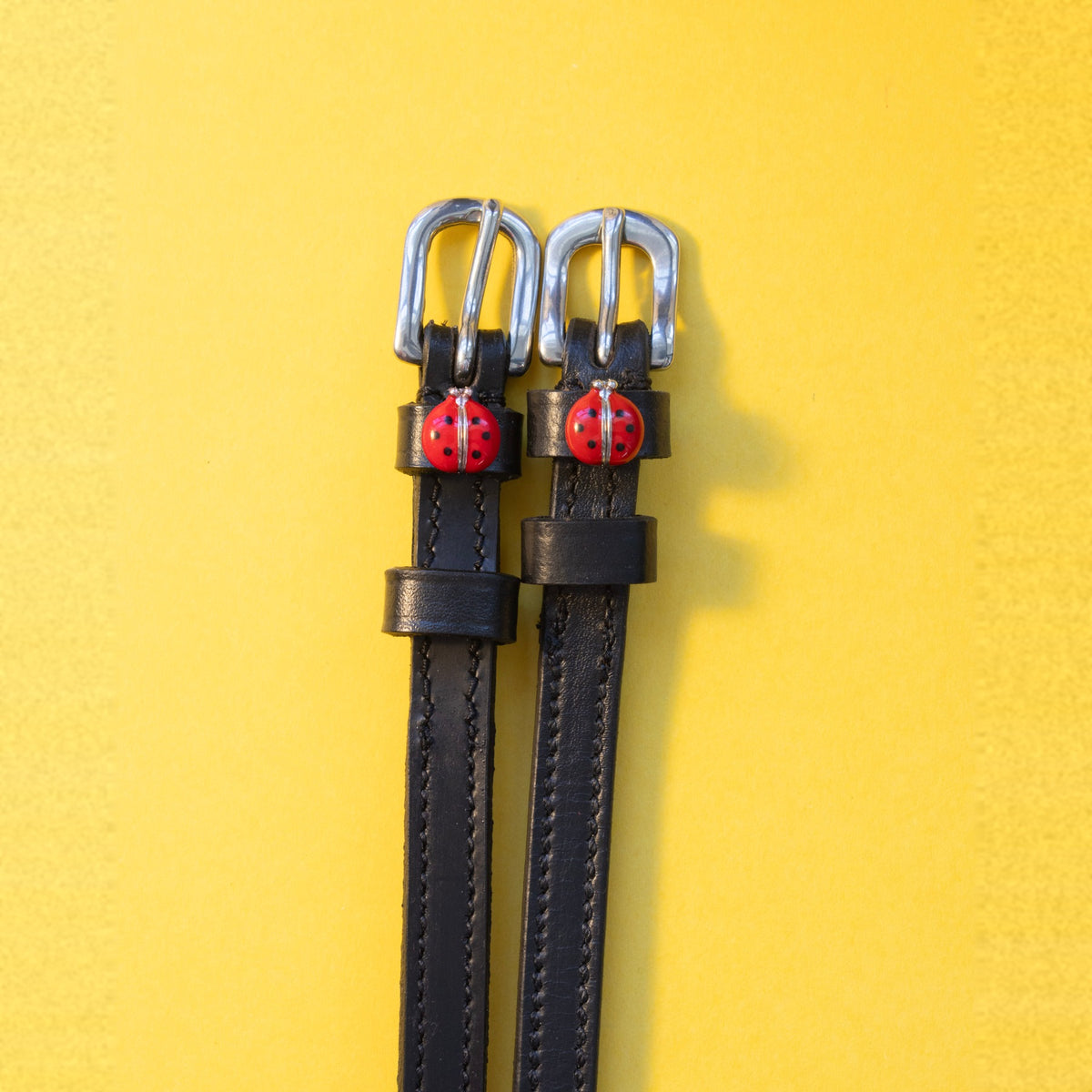 ManeJane Red Lady Bug Spur Straps