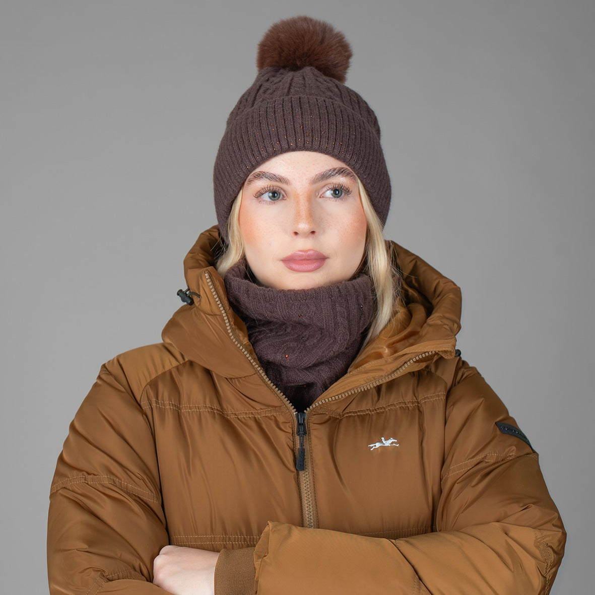 Schockemohle Glamour Beanie Style, Mocca