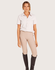 Milrey CALLIE Ladies Short Sleeve Blouse, Stone