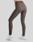 Montar Megan Yati Ladies Full Grip High Rise Breeches with Phone Pockets, Black Peony