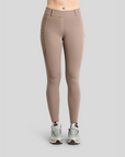 Montar MoAddie Ladies Hybrid Full Grip Pull-on Thermo Riding Leggings, Nougat Brown