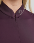 Montar MoDahne Short Sleeve Polo with Crystals and Lasercut, Fig