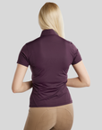 Montar MoDahne Short Sleeve Polo with Crystals and Lasercut, Fig