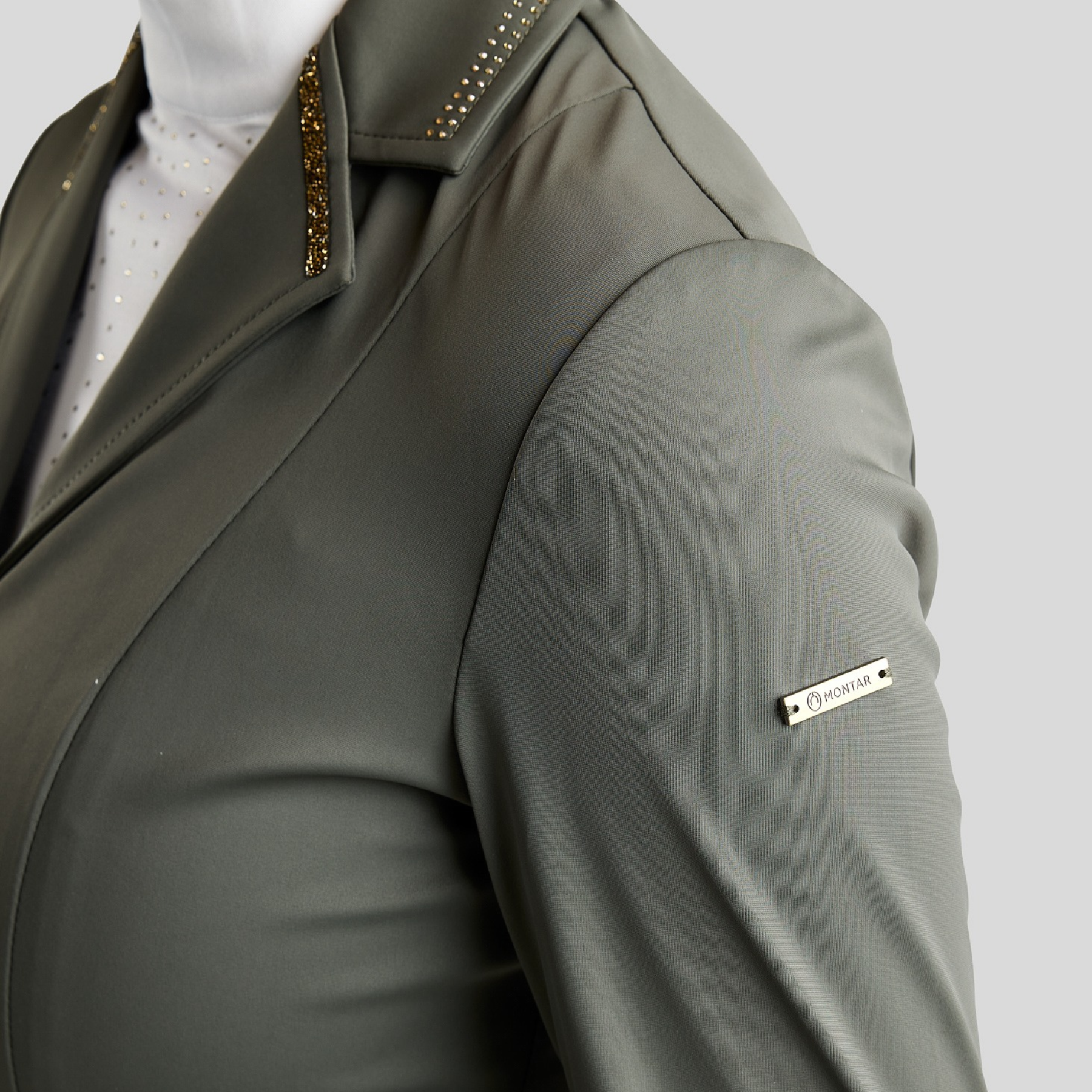 Montar MoEve Ladies Softshell Competition Jacket with Crystals, Forest Green