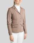 Montar MoEve Ladies Softshell Competition Jacket with Crystals, Nougat Brown