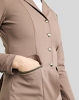 Montar MoEve Ladies Softshell Competition Jacket with Crystals, Nougat Brown