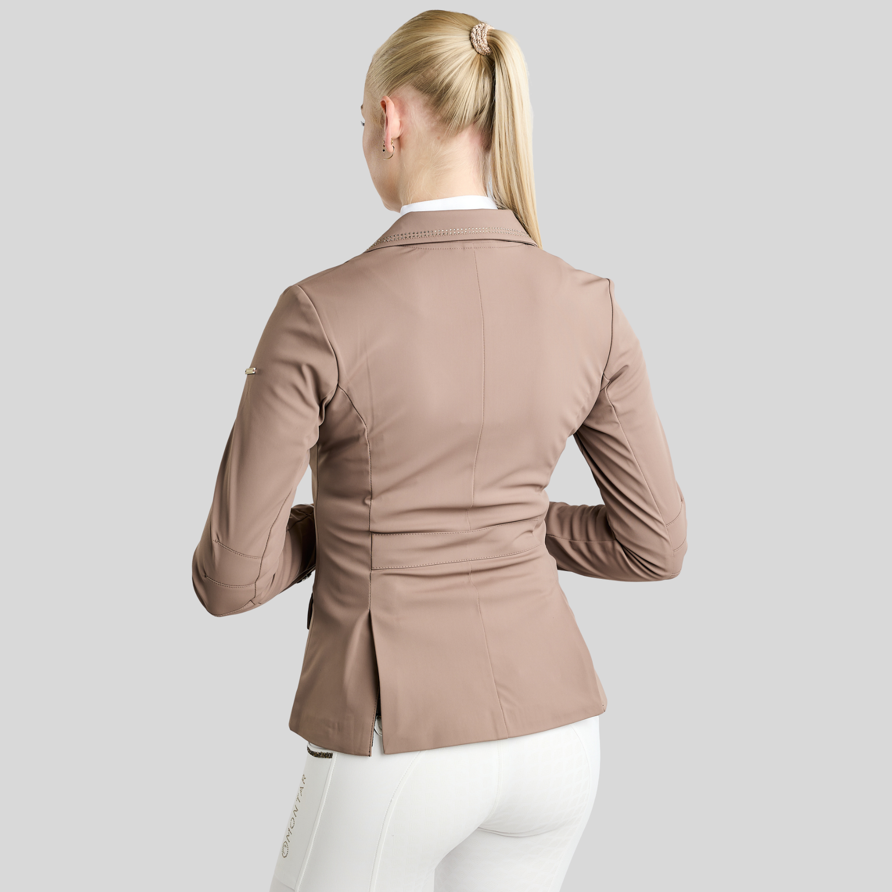 Montar MoEve Ladies Softshell Competition Jacket with Crystals, Nougat Brown