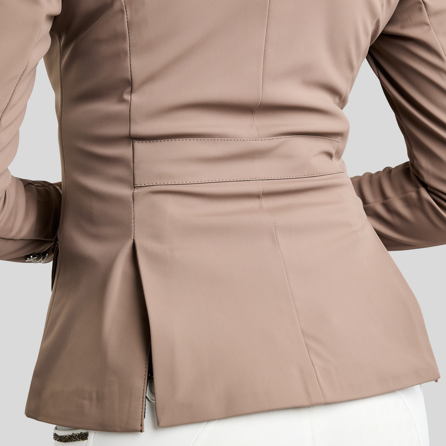 Montar MoEve Ladies Softshell Competition Jacket with Crystals, Nougat Brown