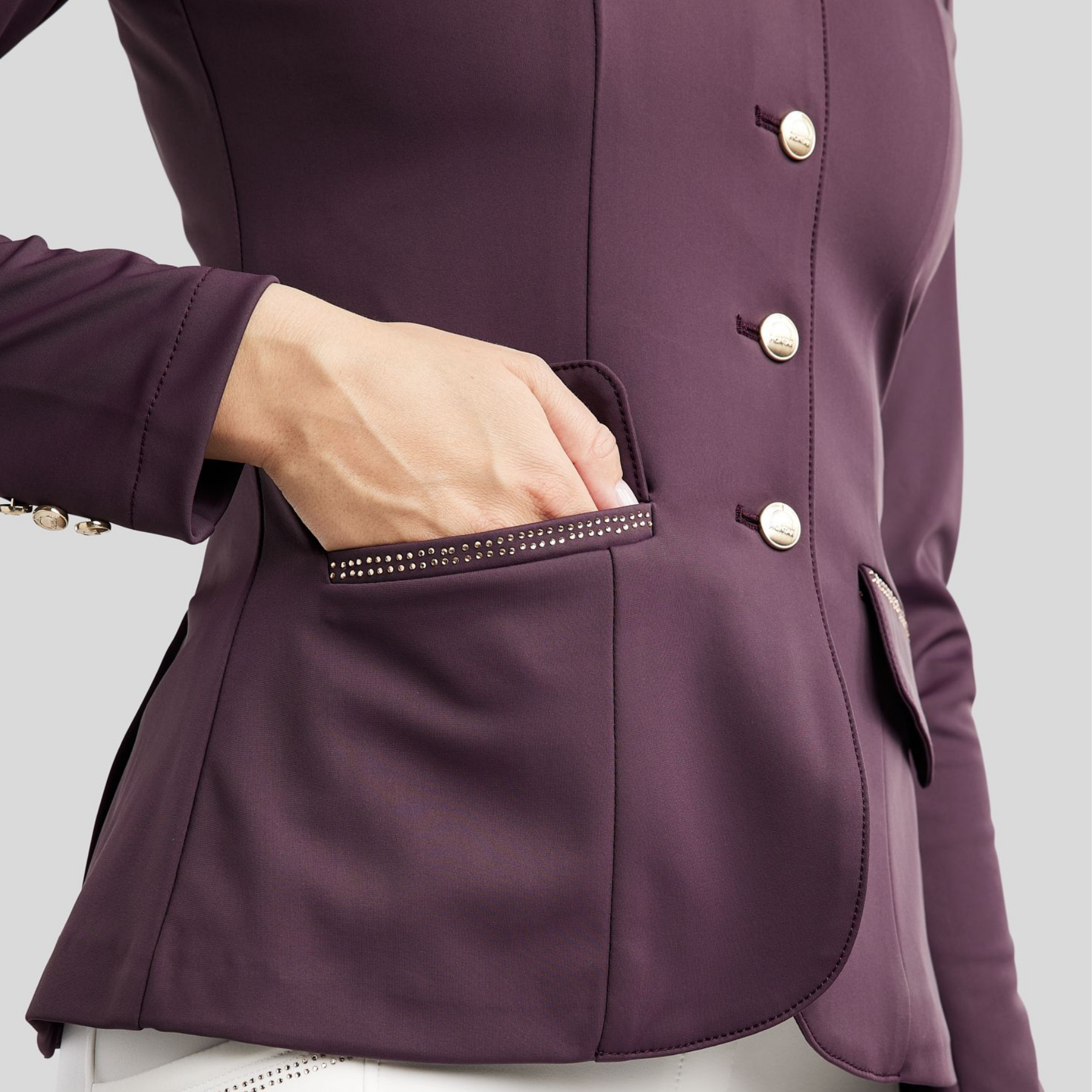 Montar MoEverlisa Competition Jacket with Champagne Crystals, Fig