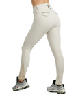 Montar MoGloria Caviar Tape Ladies Full Grip Breeches, Light Silver Grey