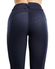 Montar MoGloria Caviar Tape Ladies Hybrid Pull On Full Grip Leggings, Navy