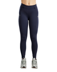 Montar MoGloria Caviar Tape Ladies Hybrid Pull On Full Grip Leggings, Navy