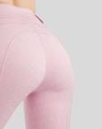 Montar MoLila Champagne Crystal Tape Ladies Full Grip Pull On Leggings, Candy Pink