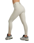 Montar MoMichelle Ladies Pull On Leggings with Gun Metal, Light Silver Gray