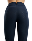 Montar MoMichelle Ladies Pull On Leggings with Gun Metal, Navy