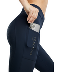 Montar MoMichelle Ladies Pull On Leggings with Gun Metal, Navy