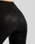 Montar MoPaulina Ladies Full Grip Pull On Riding Leggings, Black