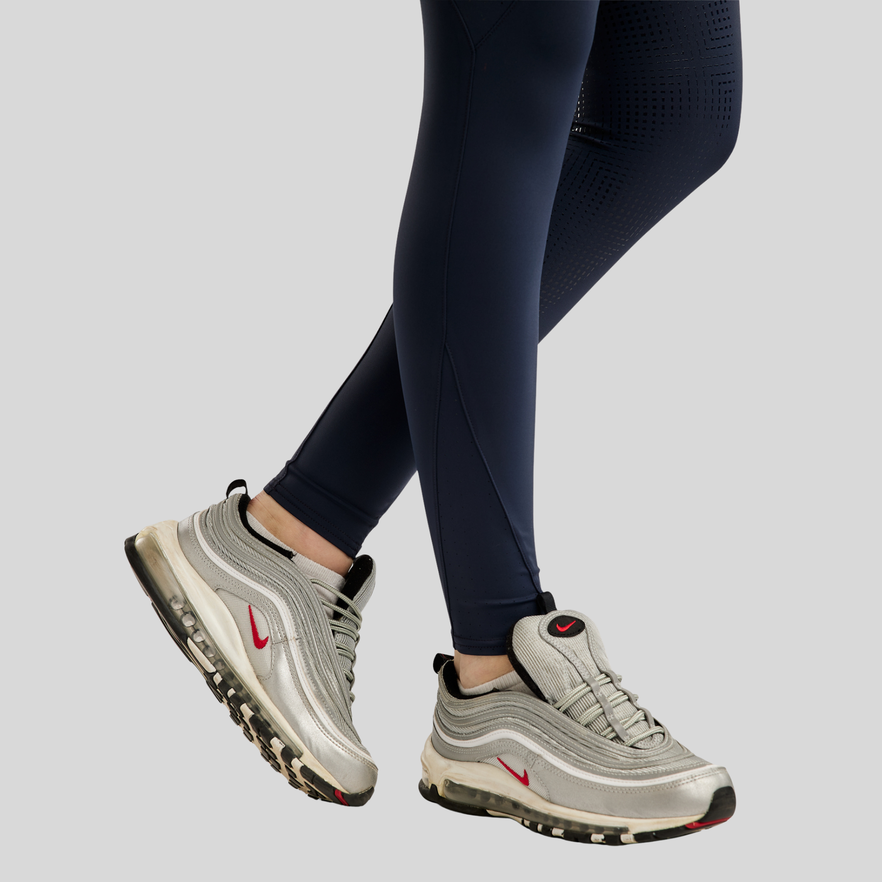 Montar MoPaulina Ladies Full Grip Pull On Riding Leggings, Navy